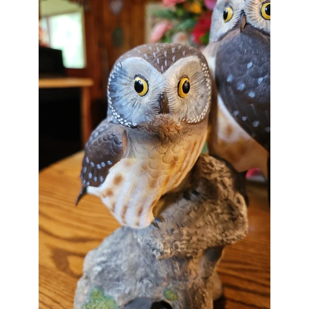 Vintage OWL Figure / BEST FRIENDS /‎ 2002 Jan Fitch